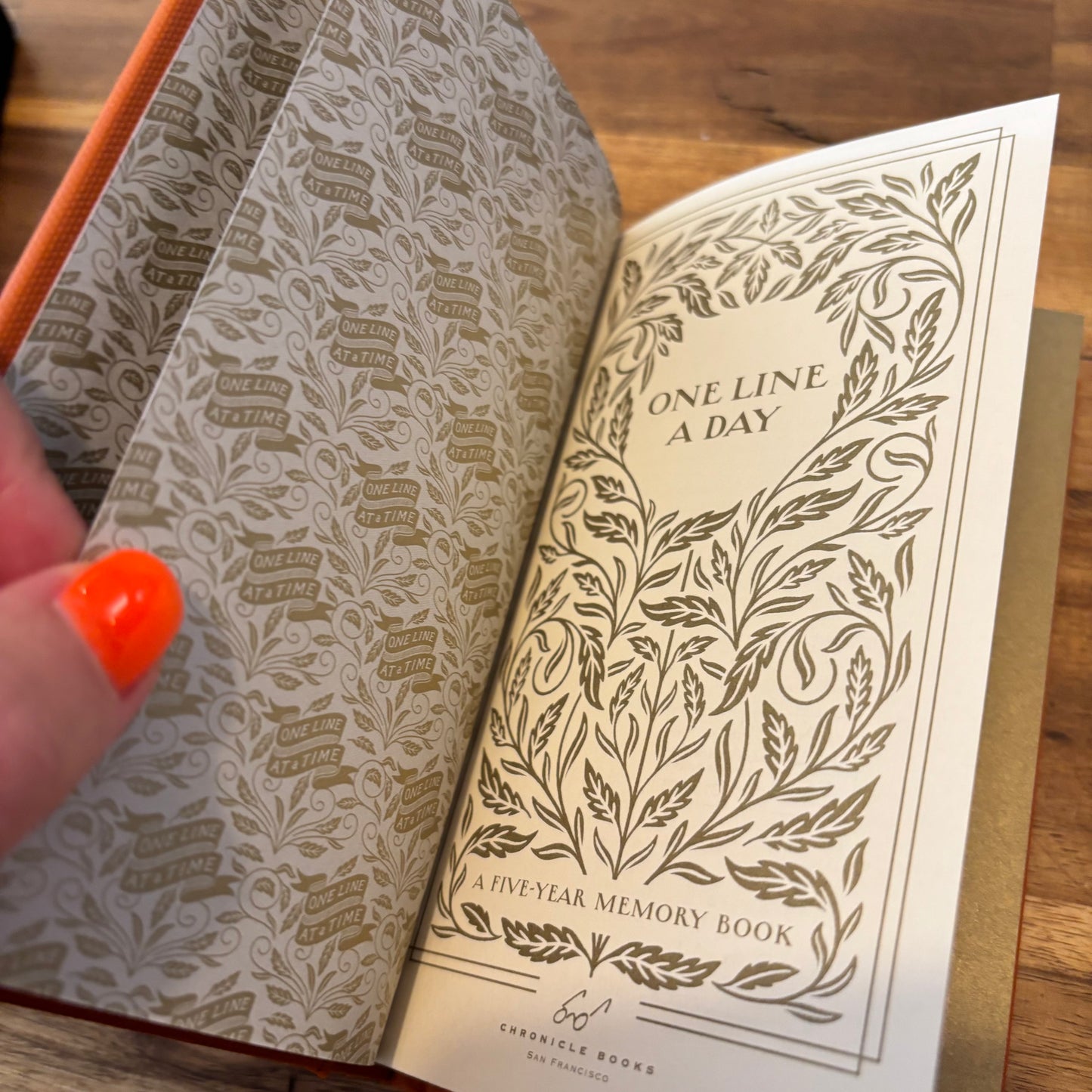 Gilded One Line a Day