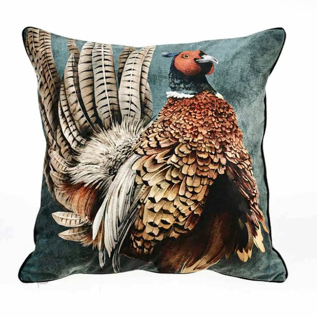 MM Linen | Phil the Pheasant Cushion