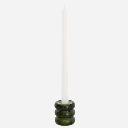 Verde Glass Candle Holder