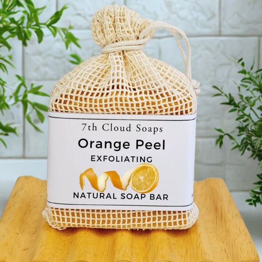 7th Cloud | Orange Peel Soap in Bag