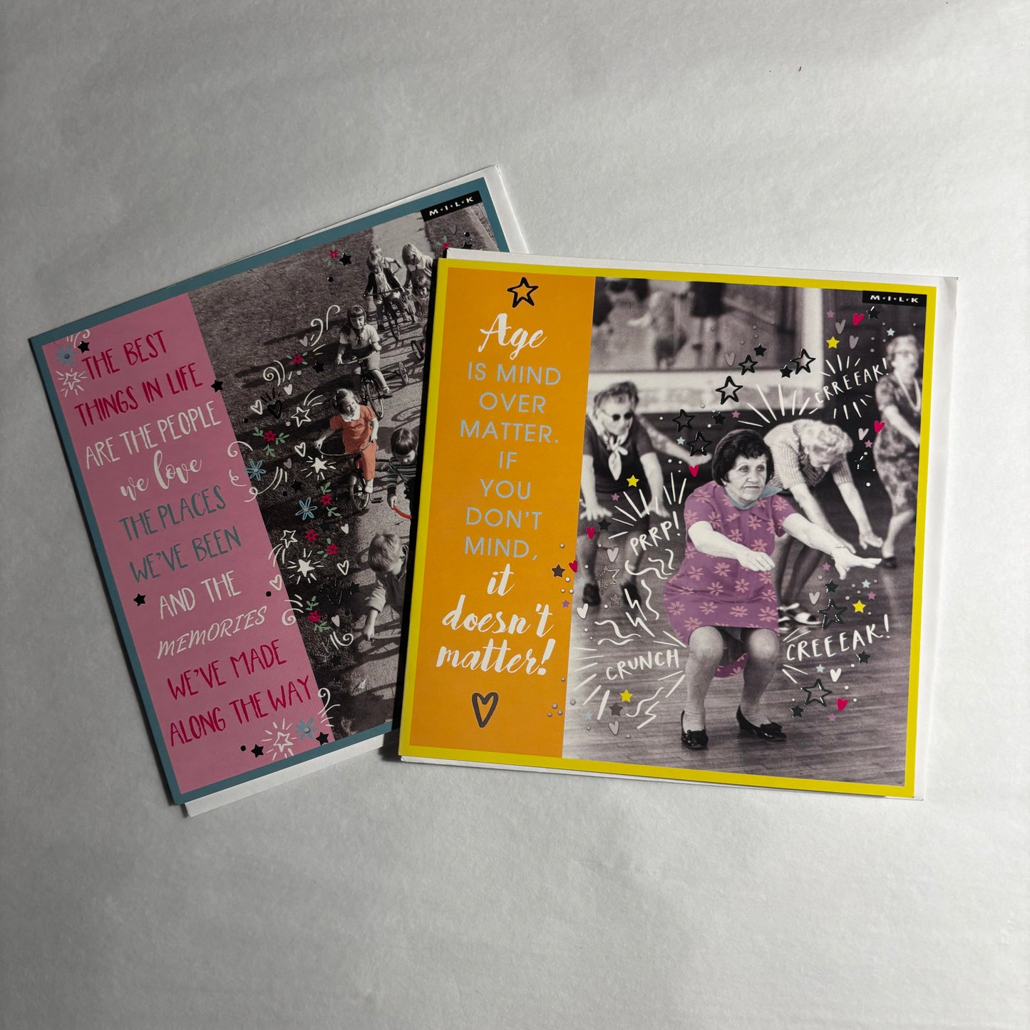M.I.L.K Greeting Cards