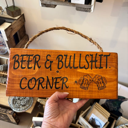 Framing Good Craft | Beer & Bullshit Sign