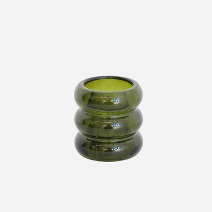 Verde Glass Candle Holder