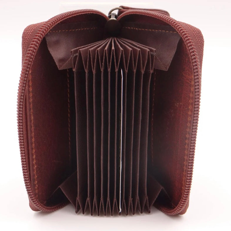 Second Nature Leather | Woman's Leather Card Wallet