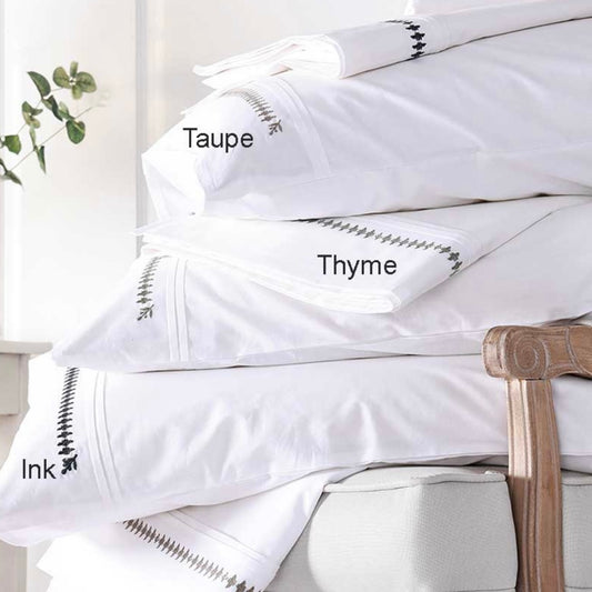 MM Linen | Bee Pillowcase Taupe