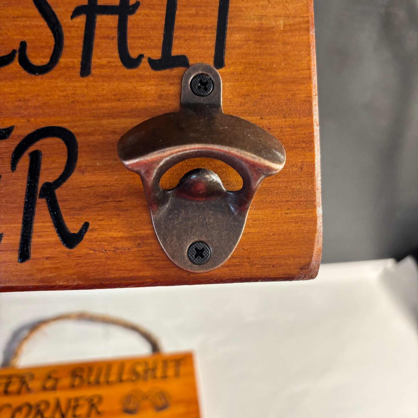 Framing Good Craft | Beer & Bullshit Sign