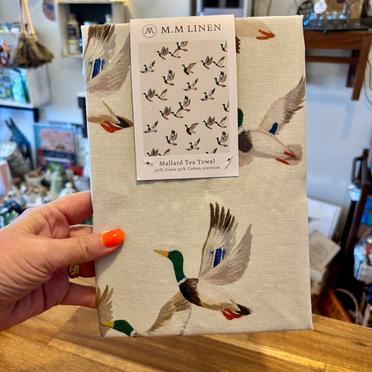 MM Linen | Mallard Tea Towel