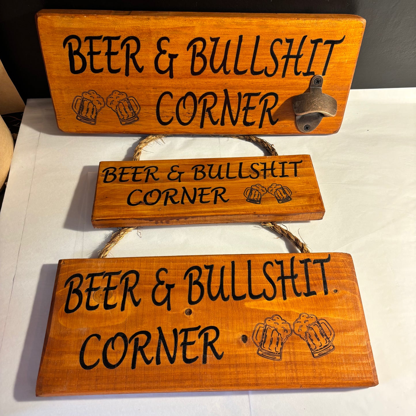 Framing Good Craft | Beer & Bullshit Sign
