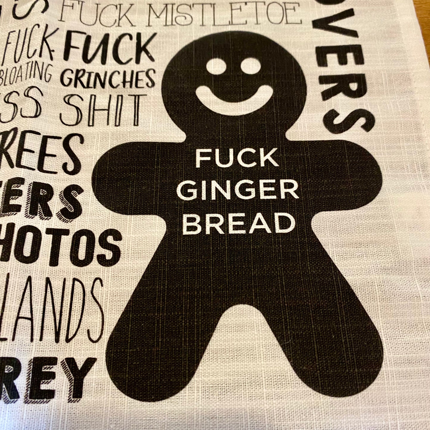 F*CK Christmas Tea Towel
