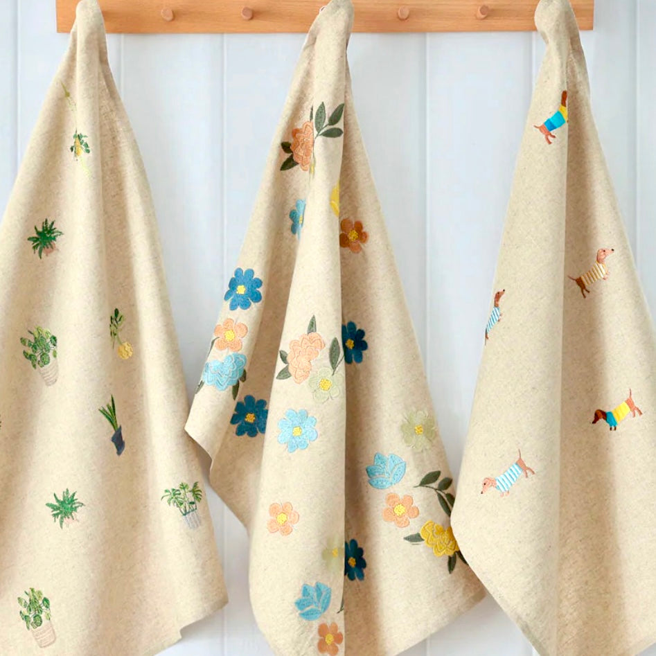 MM Linen | Houndy Do Tea Towel