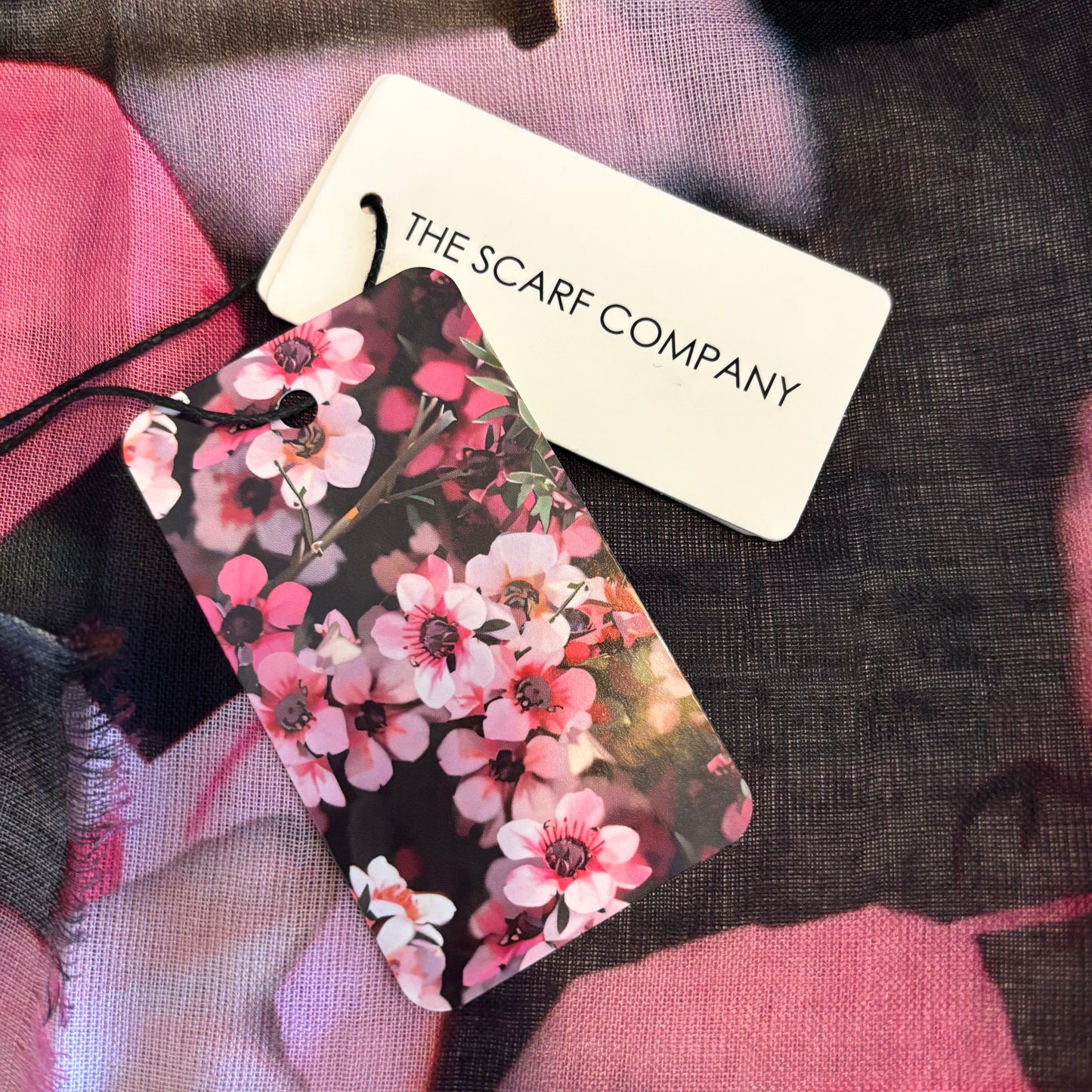 The Scarf Company | Manuka Flowers in Pink Scarf