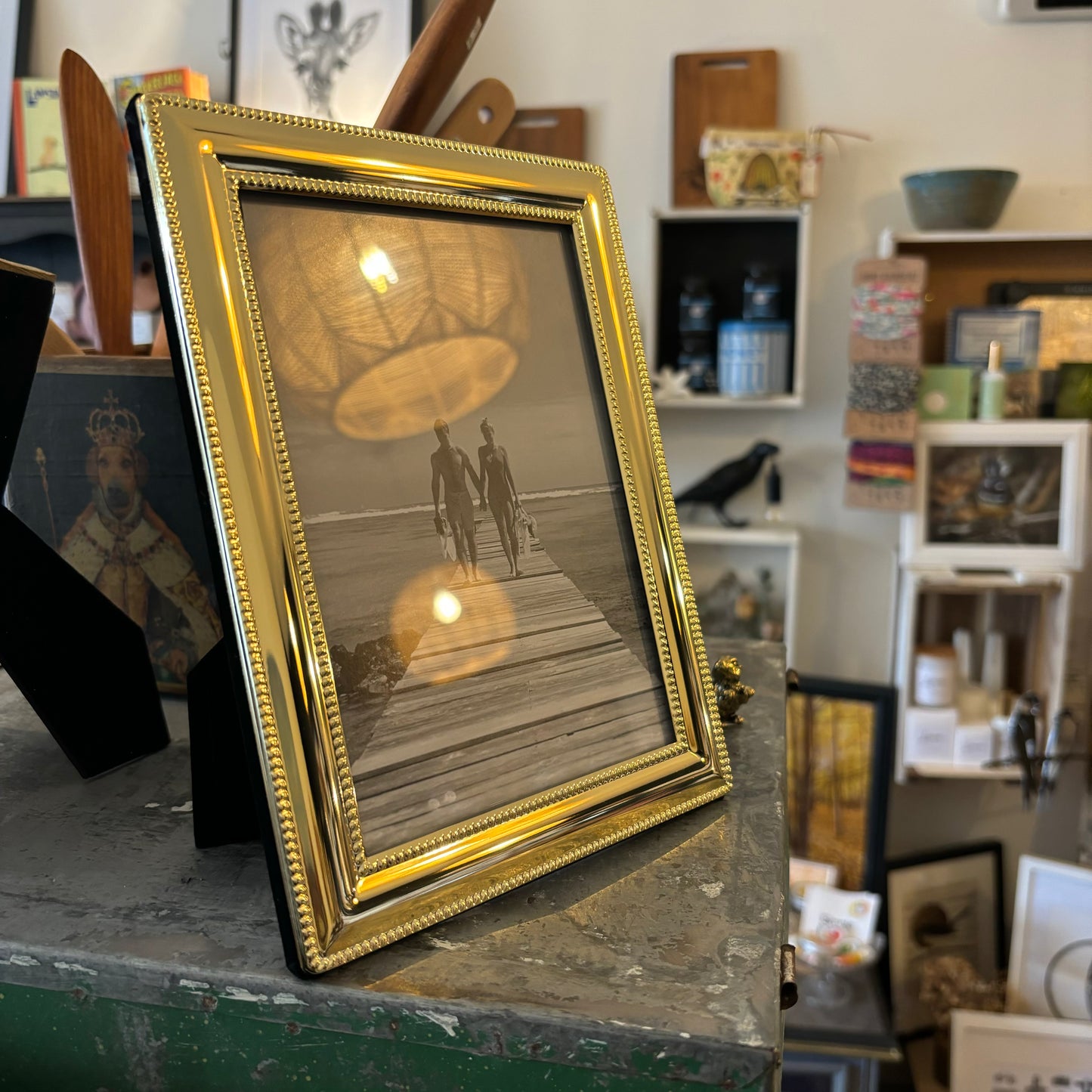 Brass Plated Picture Frame - 5x7"