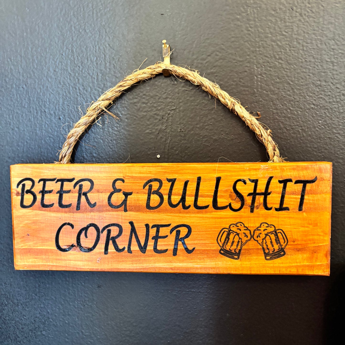 Framing Good Craft | Beer & Bullshit Sign