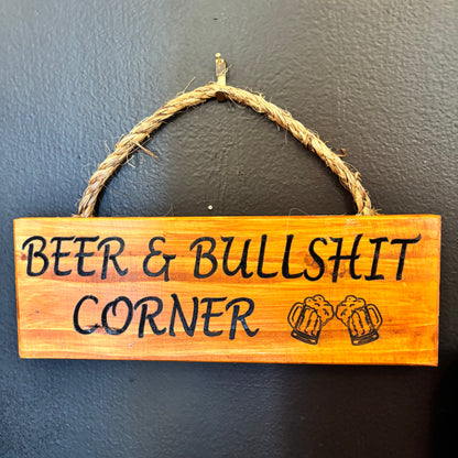Framing Good Craft | Beer & Bullshit Sign