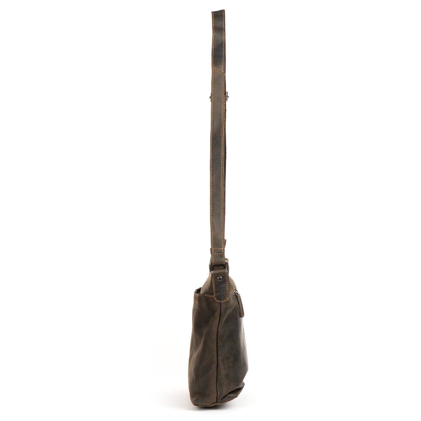 Brown sandal on a white background