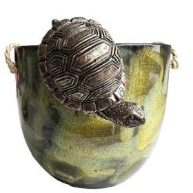 Hanging Tortoises - Gold