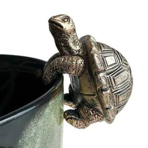 Hanging Tortoises - Gold