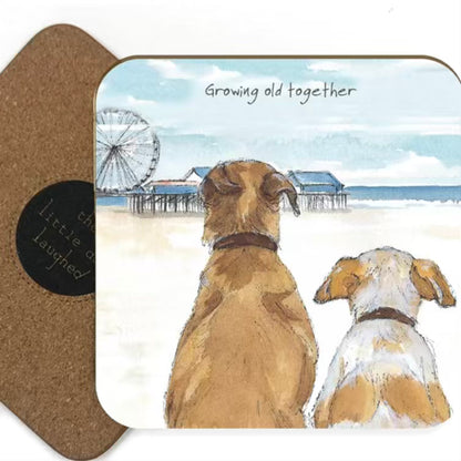Little Dog Laughed Coasters