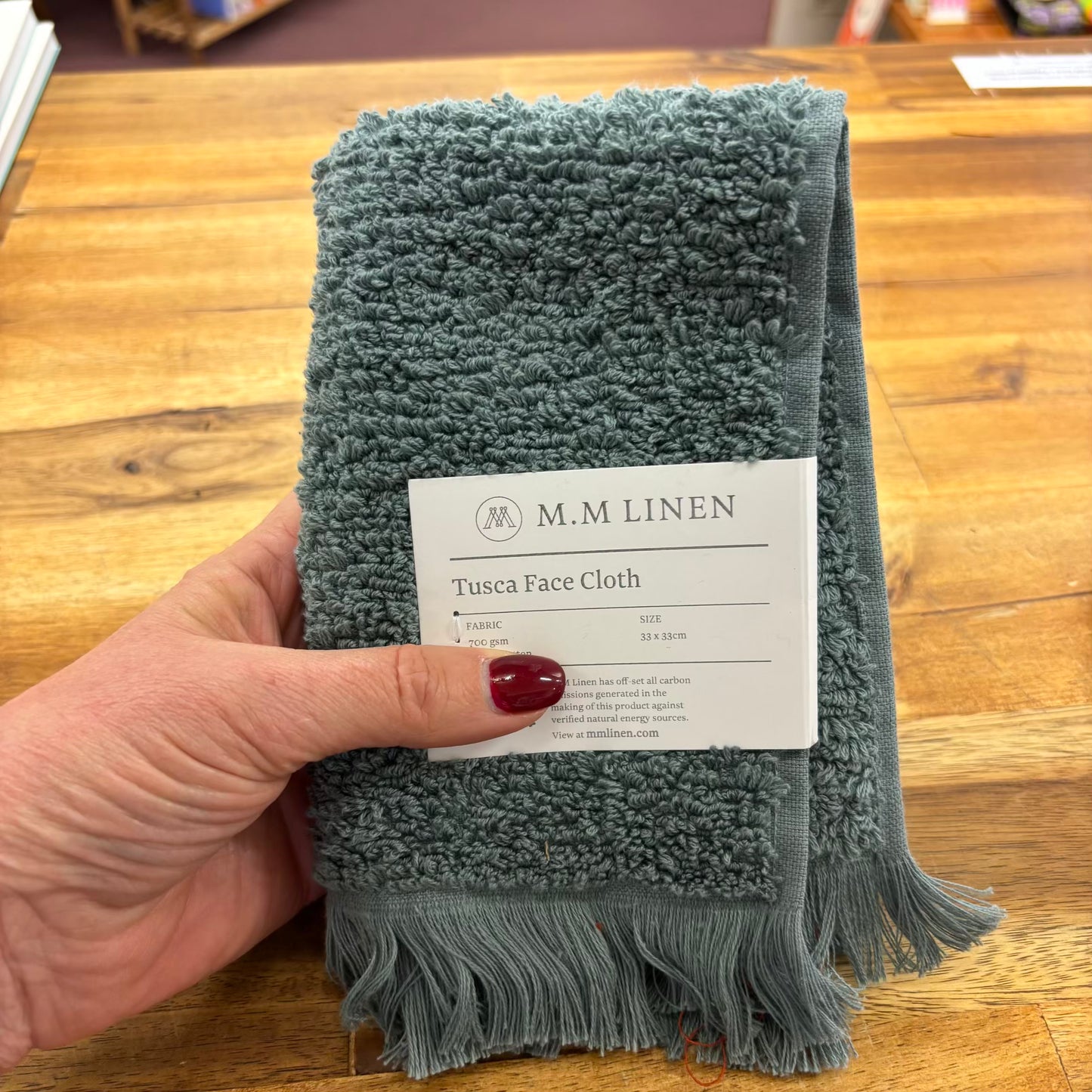 MM Linen | Tusca Facecloth