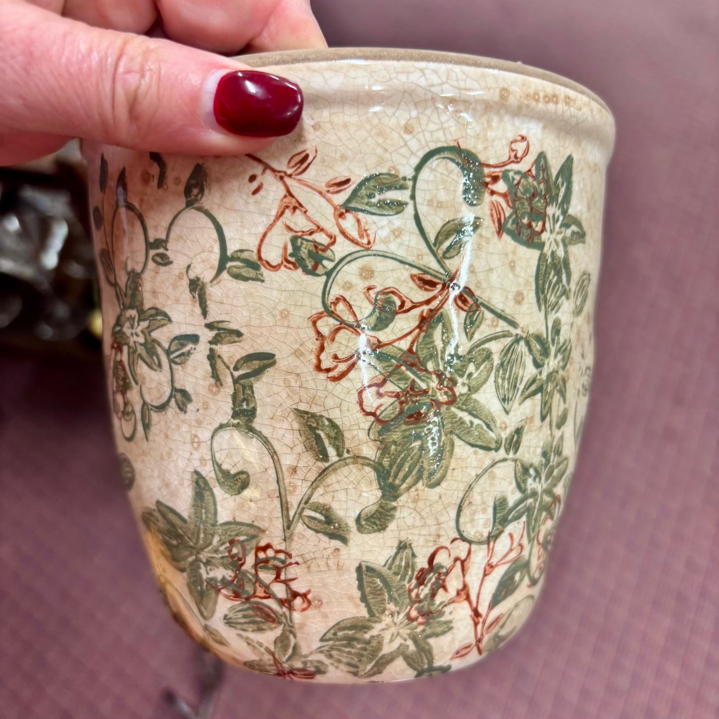 Autumn Floral Pot