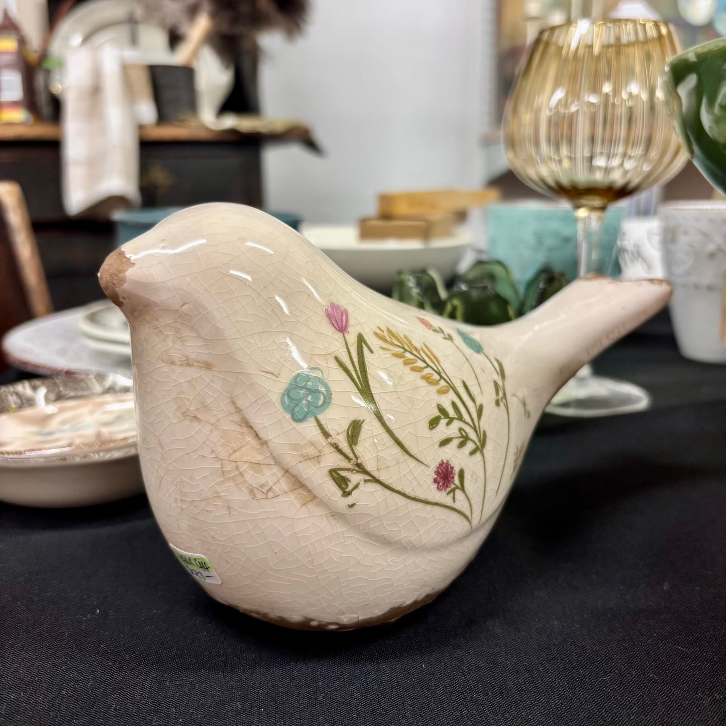 Flower Bird Decor