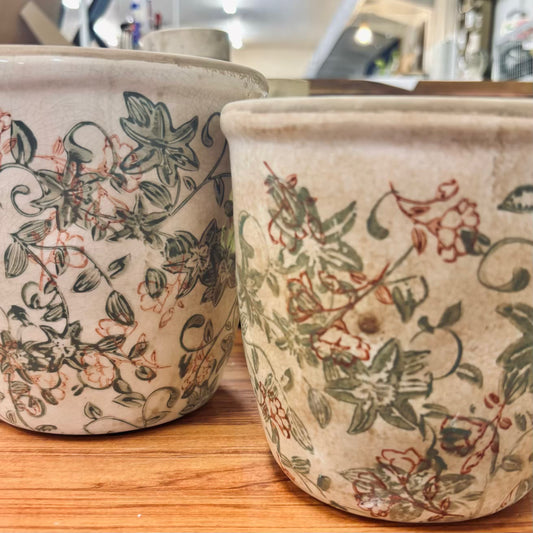 Autumn Floral Pot