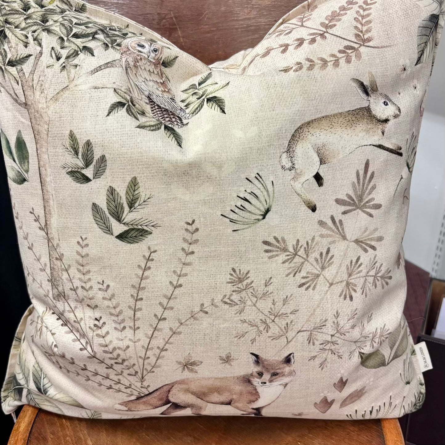 MM Linen | Briar Natural Cushion Cushion