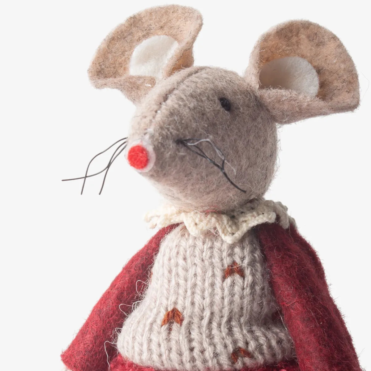 French Country | Red Edna Mouse Sitting