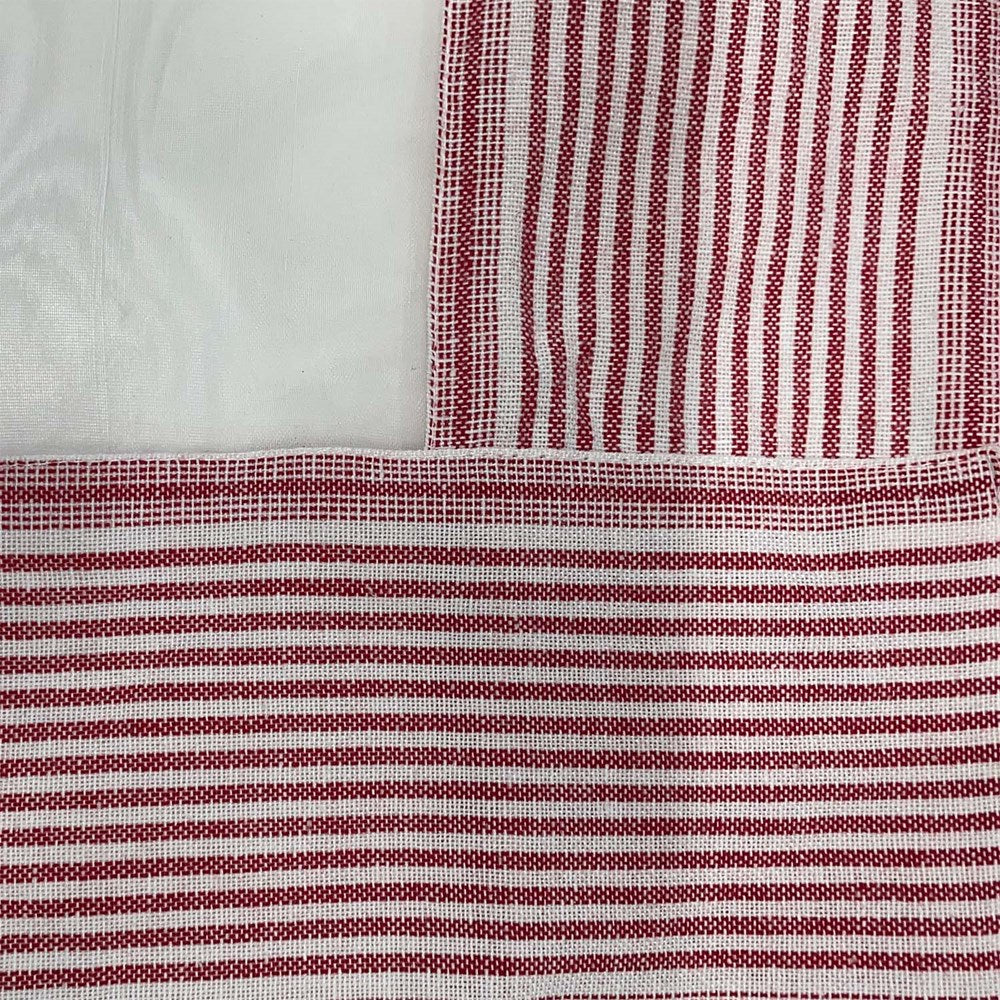 Red & White Square Food Cover