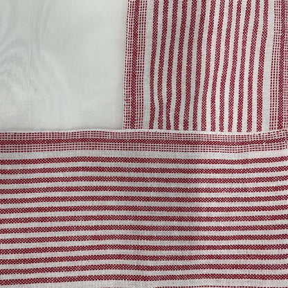 Red & White Square Food Cover