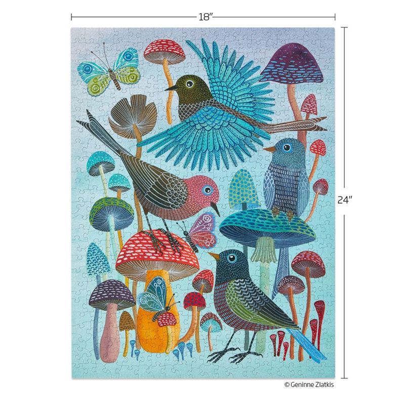 Werkshoppe | Mushroom Garden - 500 Piece Jigsaw