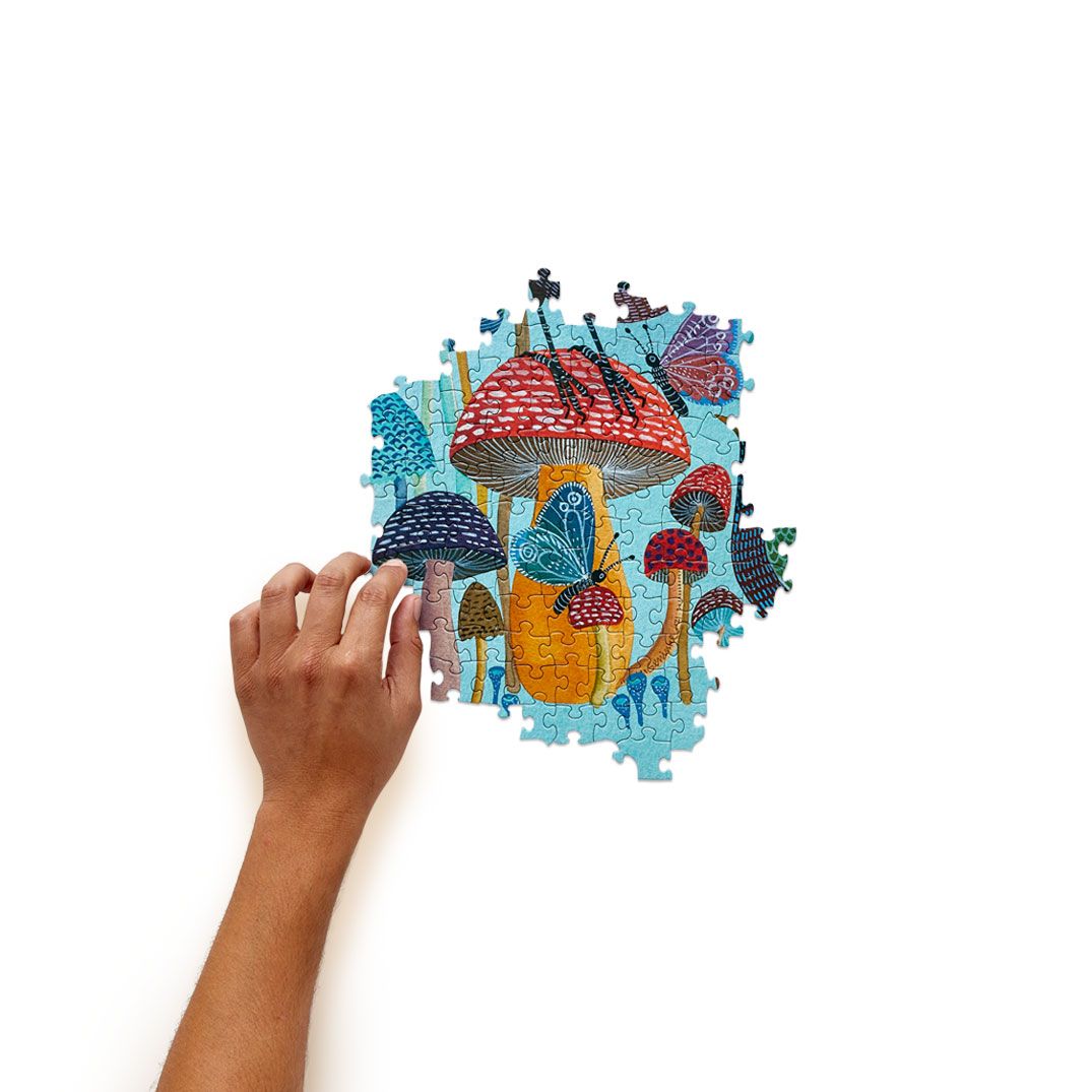 Werkshoppe | Mushroom Garden - 500 Piece Jigsaw