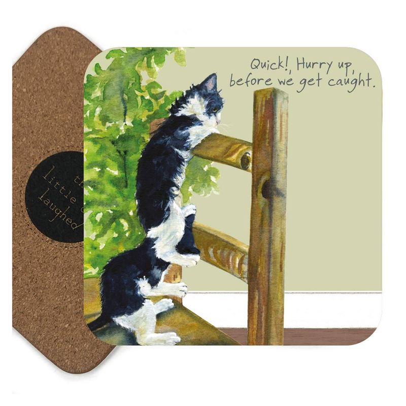 Little Dog Laughed Coasters - The Cat Series