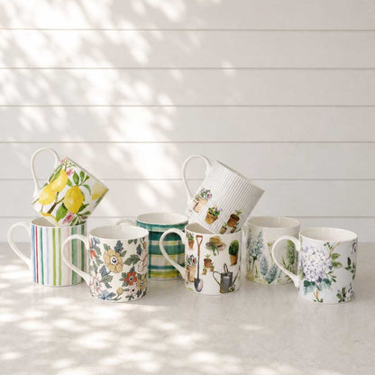 MM Linen | Gardening Bone China Mug