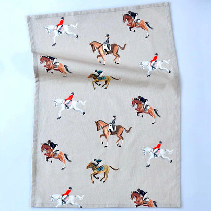 MM Linen | Equestrian Tea Towel