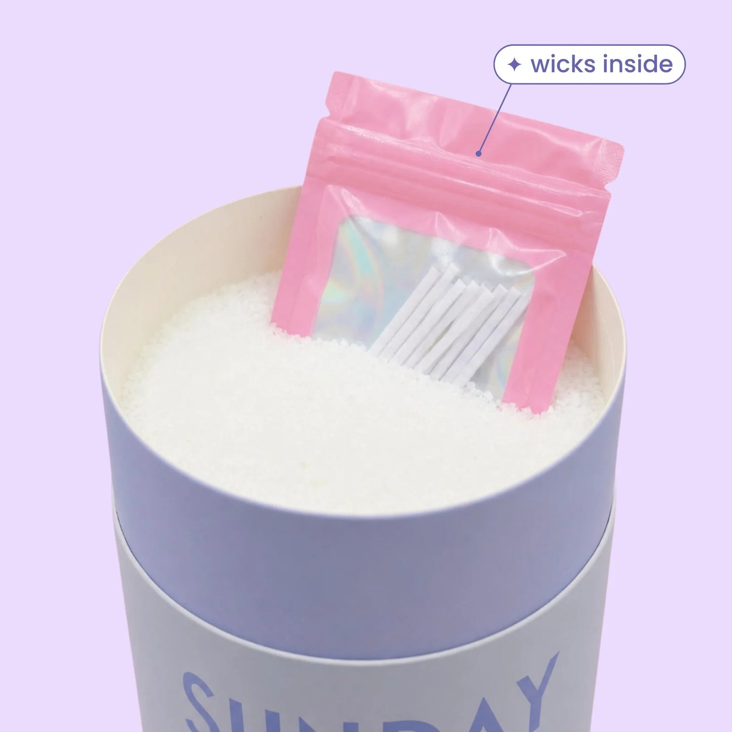 Sunday Culture | Passionfruit & Lime Ready-to-Pour Sand Wax Candle