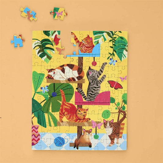 Werkshoppe | Cat Tree 100 piece Puzzle Snax