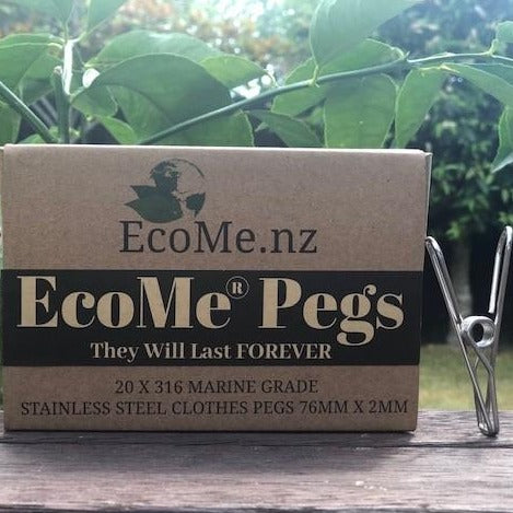 EcoMe Stainless Steel Pegs - Laundry-The Quirky Magpie