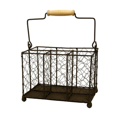 Vintage Wire Cutlery & Napkin Holder