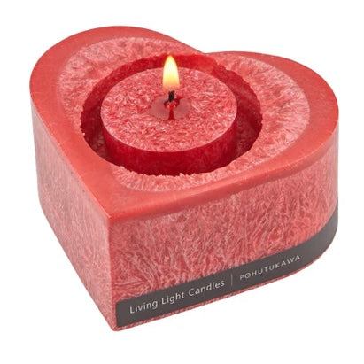 Living Light Candles | Heart Candle