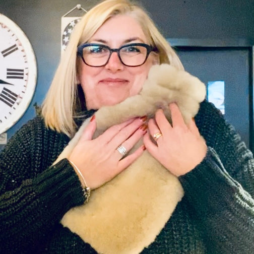 Sheepskin Hot Water Bottle Cover